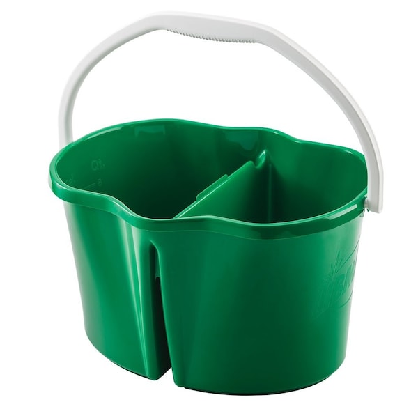 Libman Commercial 4 Gallon Clean And Rinse Bucket Green, 3PK 2113 - main